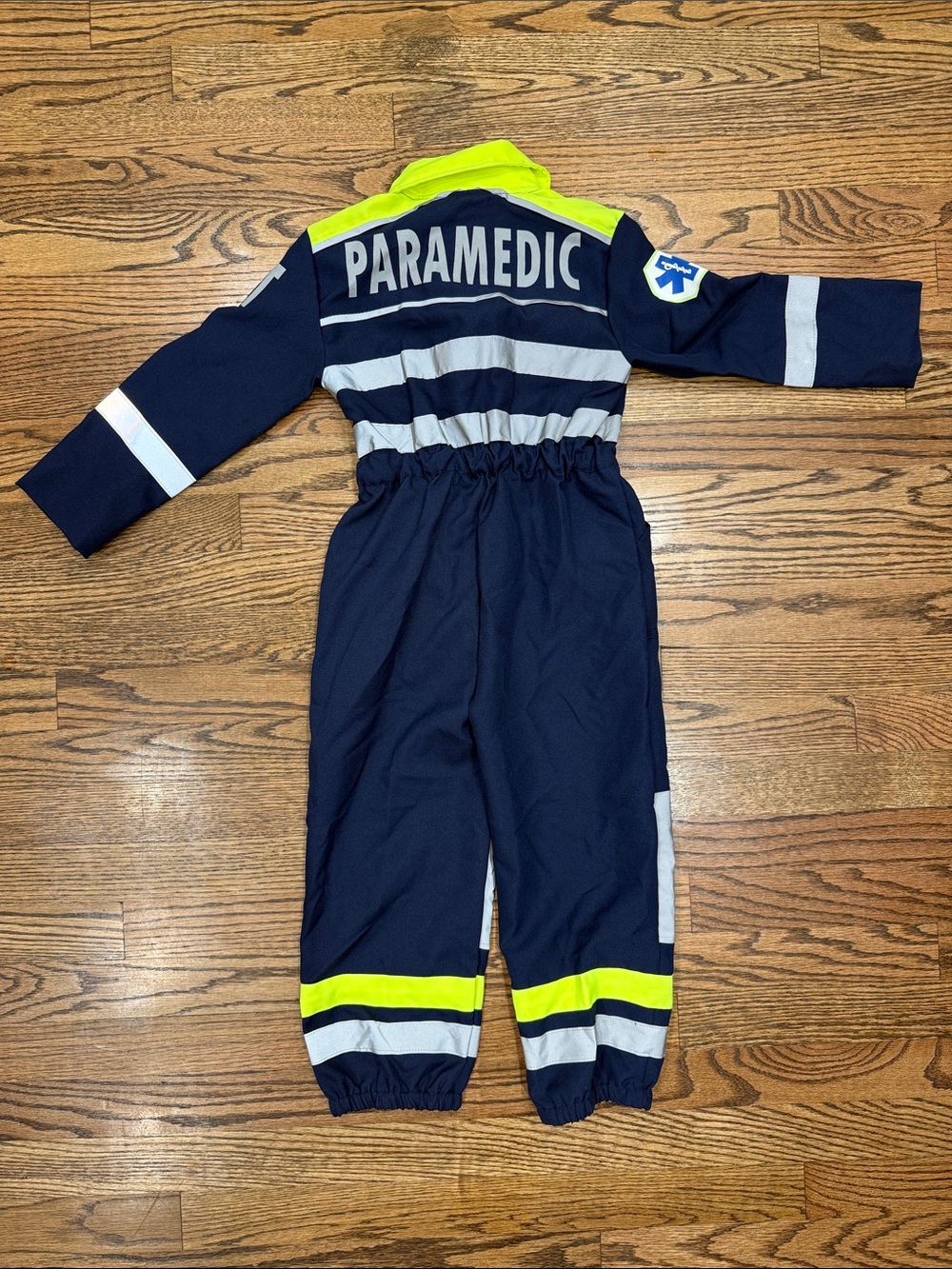 Kids Paramedic Costume - Navy with Reflective Stripes Size 4T